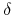  \delta