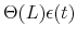  \Theta(L)\epsilon(t)