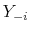 Y_{-i}
