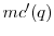  mc'(q)