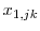  x_{1,jk}