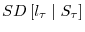  SD\left[ l_{\tau}\mid S_{\tau}\right] 