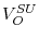  V_{O}^{SU}