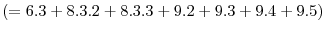 \left( =6.3+8.3.2+8.3.3+9.2+9.3+9.4+9.5\right) 