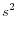 \displaystyle s^2