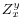  Z_x^y
