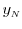  y_\ensuremath{{\scriptscriptstyle N}}
