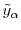  \tilde{y}_{\alpha}