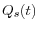  Q_{s}(t)