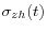  \sigma _{zh}(t)