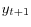  y_{t+1}