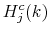 \displaystyle H^c_j(k)