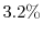  3.2\%
