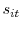  s_{it}