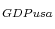  _{GDPusa}