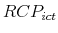 RCP_{ict}