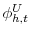 \phi_{h,t}^U