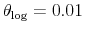  \theta_{\log}=0.01