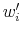  w_{i}^{\prime}