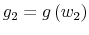  g_{2}=g\left( w_{2}\right) 