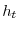  h_{t}