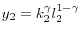 y_2 =k_2^\gamma l_2^{1-\gamma } 