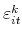  \varepsilon _{it}^{k}