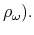  \rho _{\omega }).