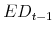  ED_{t-1}