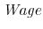 \displaystyle \mathit{Wage}