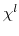  \chi^{l}