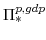 \Pi^{p,gdp}_{\ast}