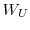 W_{U}