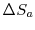  \Delta S_{a}