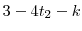  3-4t_2-k