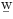 {\b{w\/}}