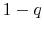  1-q