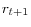 r_{t+1} 