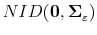  NID(\mathbf{0,\Sigma}_{\varepsilon})