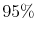  {\protect\footnotesize 95\%}