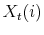  X_{t}(i)