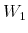  W_{1}