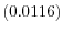  \left(0.0116\right) 