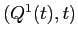  (Q^{1}(t),t)