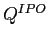  Q^{IPO}