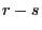 r-s