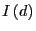 I\left( d \right)