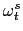 \omega_t^s