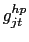 g_{jt}^{hp}