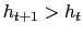 h_{t+1}>h_t
